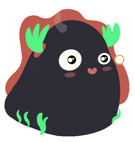 Paolazoart giphyupload weird monster sleepy Sticker