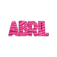 Abril Sticker