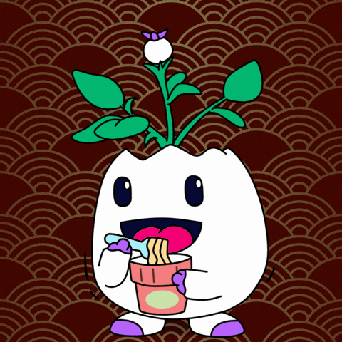 Hungry Instant Noodle GIF by Magic Eden