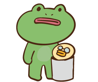 Duck Frog Sticker