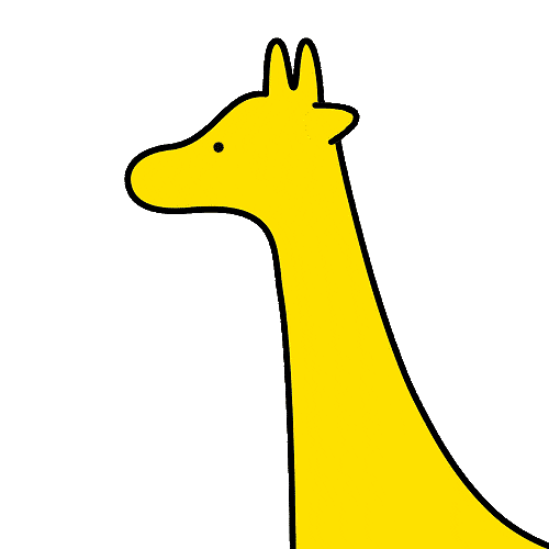 Giraffe Kirin Sticker