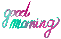 wieamschnuerchen pink mood good morning Sticker