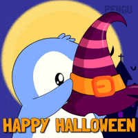 Trick Or Treat Halloween GIF by Pudgy Penguins