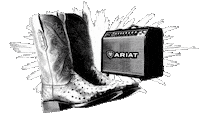 Country Music Amp Sticker by Ariat