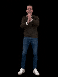 ZaakSchoon klappen goed gedaan duimpie rob geus GIF