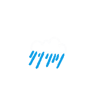 Rain Raining Sticker