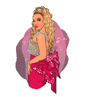 josetty1 pink beauty hair makeup Sticker
