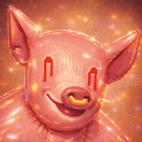 Hungry Pig GIF by The LSD Hotel
