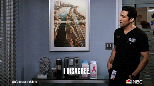 I Disagree Chicago Med GIF by One Chicago