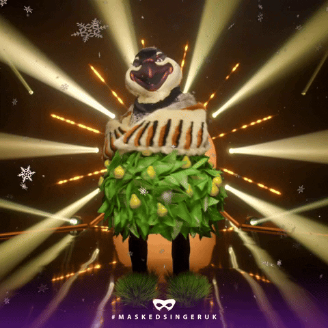 Rita Ora Christmas GIF by The Masked Singer UK & The Masked Dancer UK