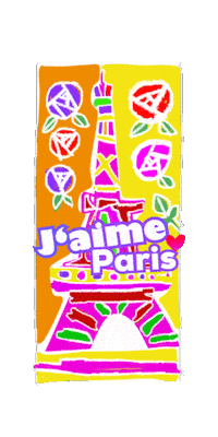 France Flowers Sticker by KaoruHironaka
