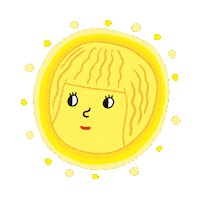 Sun Springtime Sticker