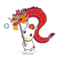 horse dragon Sticker
