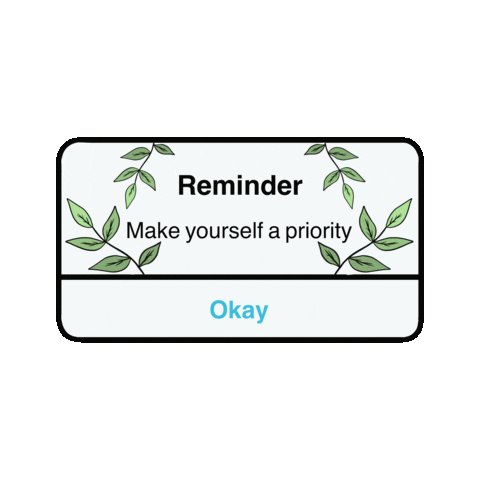 skinfictional giphyupload floral positivity reminder Sticker