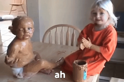 peanut butter baby GIF by Chrisanthy Stotis