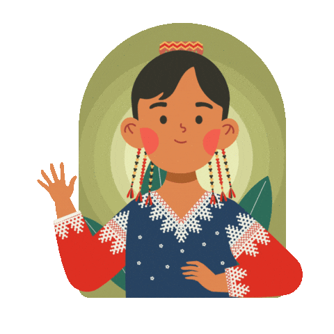 consuelozobelalgerfoundation giphyupload girl wave children Sticker