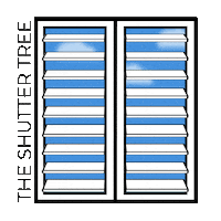 theshuttertree tree tape blinds amaya Sticker