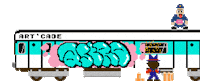 Graffiti Astro Sticker by Art'cade