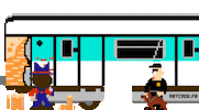 Train Spray Sticker by Art'cade
