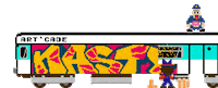 Graffiti Ratp Sticker by Art'cade