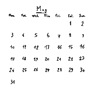 Calendar May Sticker