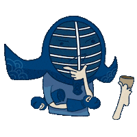 WooMon sport meme why kendo Sticker