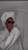 White Robe Mood GIF