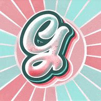 Pink Typography GIF by The3Flamingos
