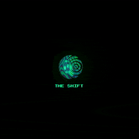 moonshift_music 3d trippy green moon GIF