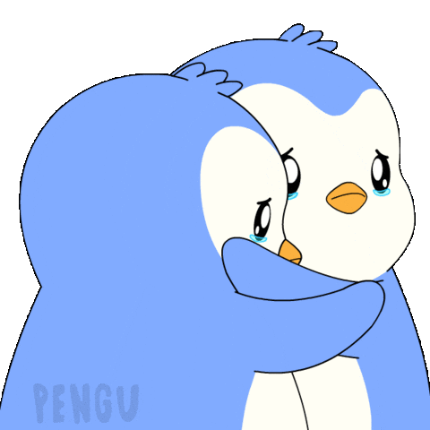 Sad I Love You Sticker by Pudgy Penguins