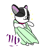 Goat_Animation happy dog yes no Sticker