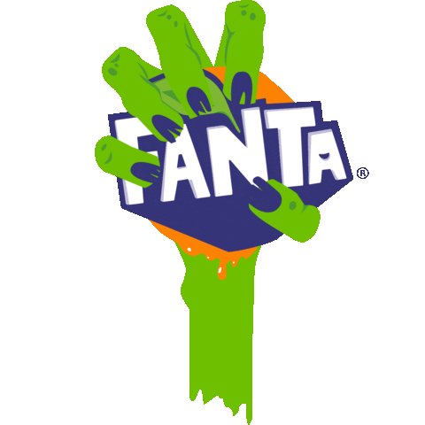 Fanta_korea giphyupload halloween burger fanta Sticker