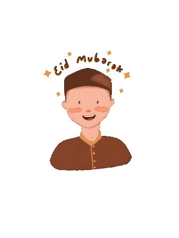 cocowidiob giphyupload eid mubarak lebaran idulfitri Sticker