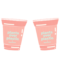 Repurpose cheers cup sustainability lemonade Sticker