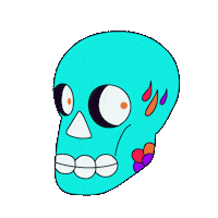 Day Of The Dead Halloween Sticker by Kadu Soares