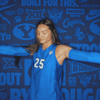 Ncaa Volleyball Go Cougs GIF by BYU Cougars