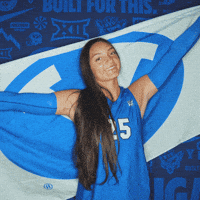 Ncaa Volleyball Go Cougs GIF by BYU Cougars