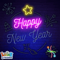 New Year Cheers GIF by Lucas and Friends by RV AppStudios