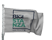 bigistanza living bigi bergamo coliving Sticker