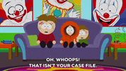 confused kenny mccormick GIF by South Park 