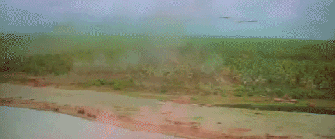 thechiefbear vietnam apocalypse now napalm air strike GIF