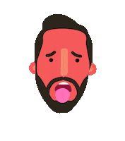 Rafinha Bastos Man Sticker by yogomotion