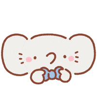 Emoji 小象 GIF by BREAD TREE
