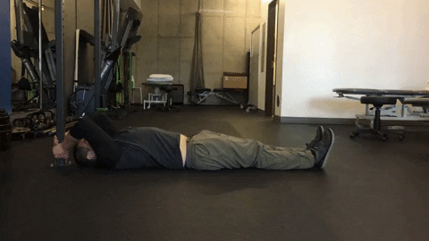 therapydia giphyupload core workout at home workout leg lifts GIF