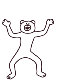 Happy たかだべあ Sticker by takadabear