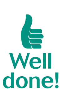 GowerCollegeSwansea green thumbs up well done gcs Sticker