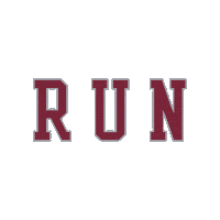 Run Sticker by Santa Clara Broncos