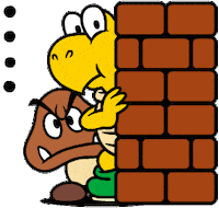 Super Mario Dots Sticker