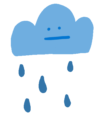 Rain Storm Sticker