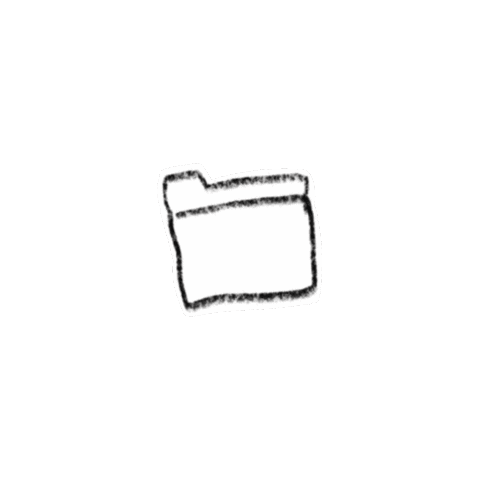 8winterlee icon file folder 아이콘 Sticker